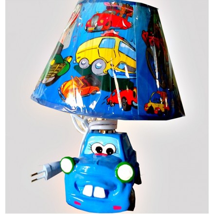 Assorted Bedroom Lamps- Cars, Vegetable